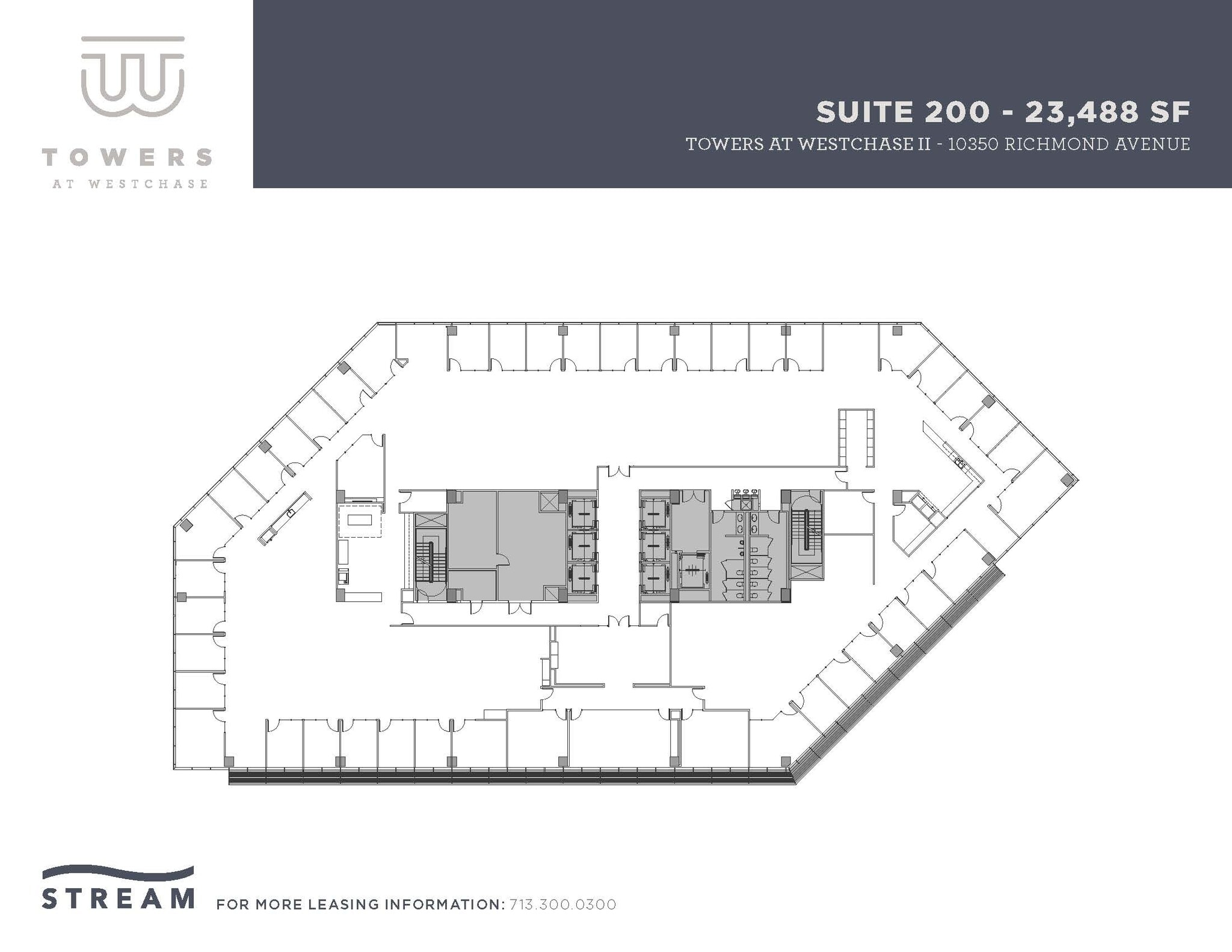 10350 Richmond Ave, Houston, TX à louer Plan d’étage– Image 1 sur 1