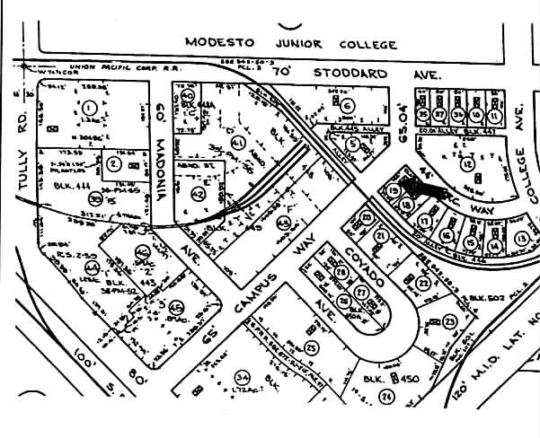 216 Campus Way, Modesto, CA à louer - Plan cadastral – Image 2 sur 3