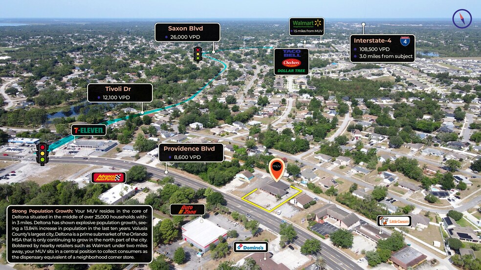 1670 Providence Blvd, Deltona, FL à vendre - Aérien – Image 2 sur 5