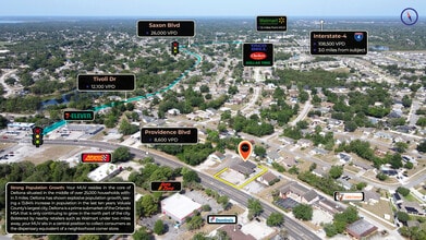 1670 Providence Blvd, Deltona, FL - VUE AÉRIENNE  vue de carte - Image1