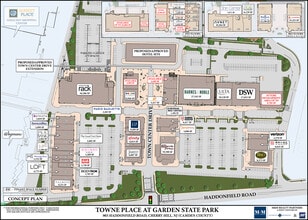 901-957 Haddonfield Rd, Cherry Hill, NJ à louer Plan de site– Image 2 sur 2
