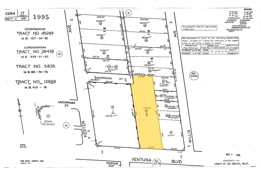 14827 Ventura Blvd, Sherman Oaks, CA à louer - Plan cadastral – Image 2 sur 3