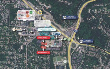 4005 Rodney Parham Rd, Little Rock, AR - VUE AÉRIENNE vue de carte