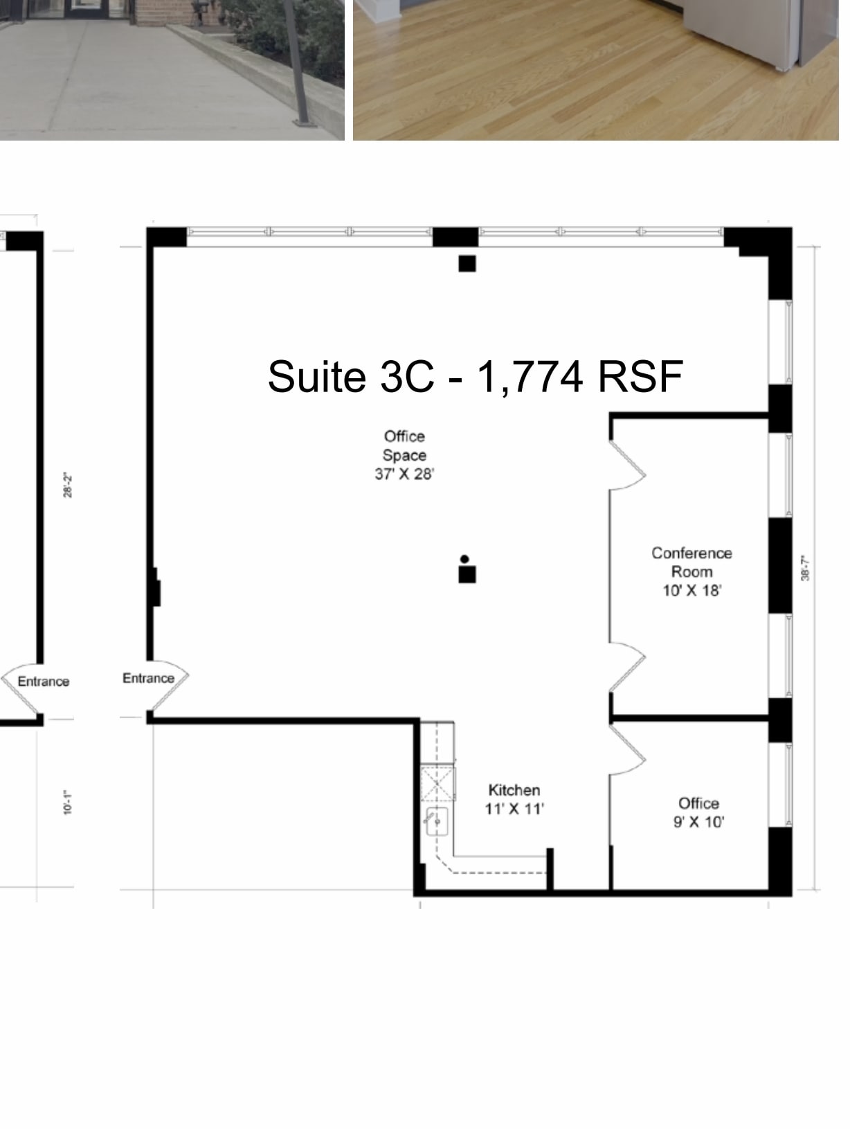 216 N May St, Chicago, IL à louer Plan d’étage– Image 1 sur 1