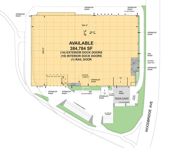 3001 Woodbridge Ave, Edison, NJ à louer - Plan de site – Image 2 sur 2