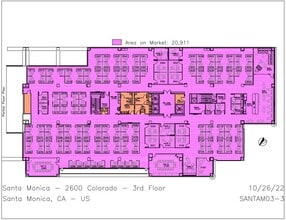 2600-2800 Colorado Ave, Santa Monica, CA à louer Plan d’étage– Image 1 sur 1