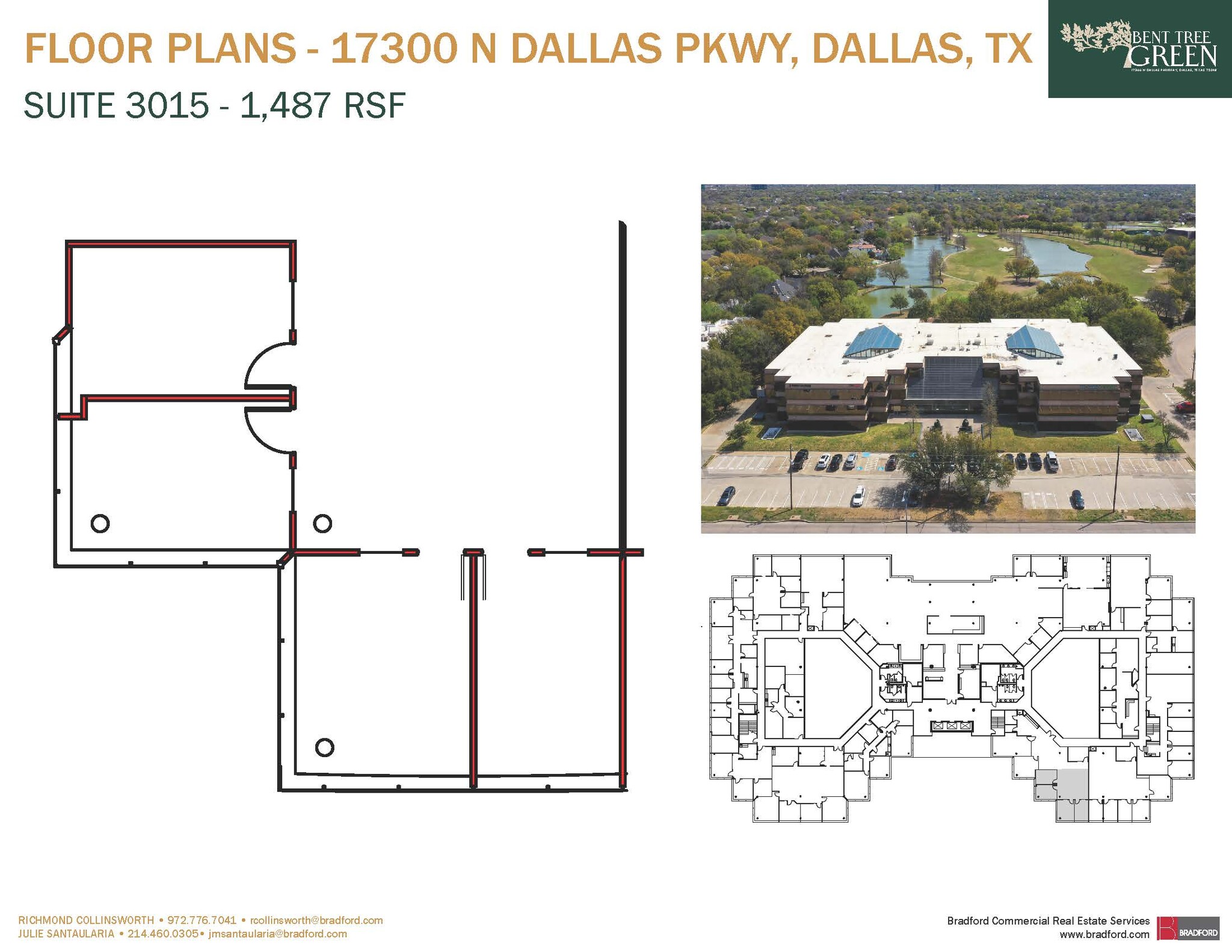 17300 N Dallas Pky, Dallas, TX à louer Plan d’étage– Image 1 sur 1