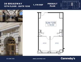 39 Broadway, New York, NY à louer Plan d’étage– Image 1 sur 1