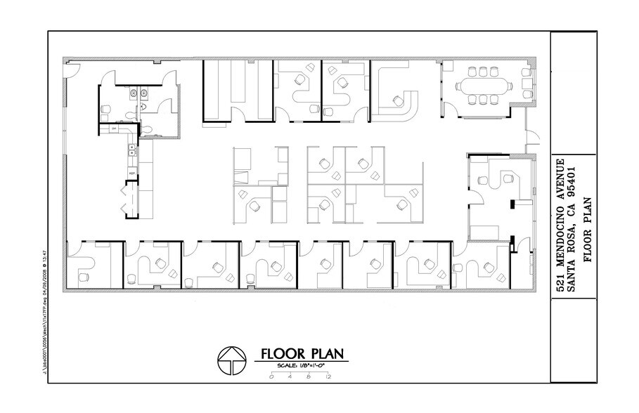 521 Mendocino Ave, Santa Rosa, CA à louer - Plan d’étage – Image 2 sur 8