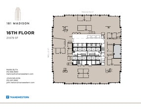 181 W Madison St, Chicago, IL à louer Plan d’étage– Image 2 sur 2