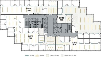 611 Anton Blvd, Costa Mesa, CA à louer Plan d’étage– Image 2 sur 5