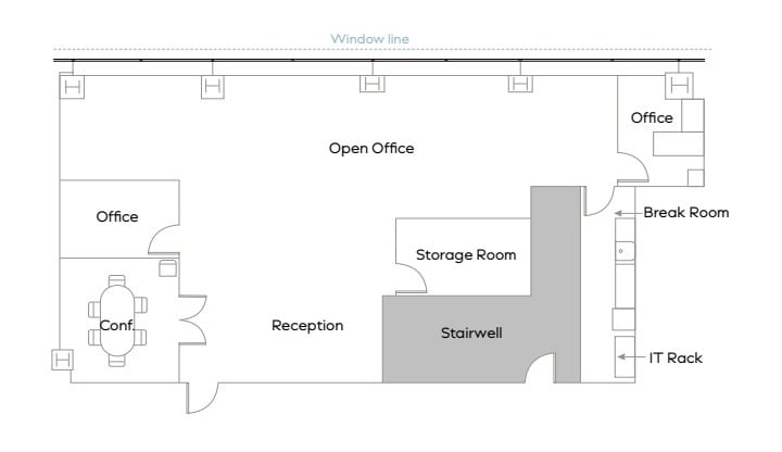 1450 Frazee Rd, San Diego, CA à louer Plan d’étage– Image 1 sur 1