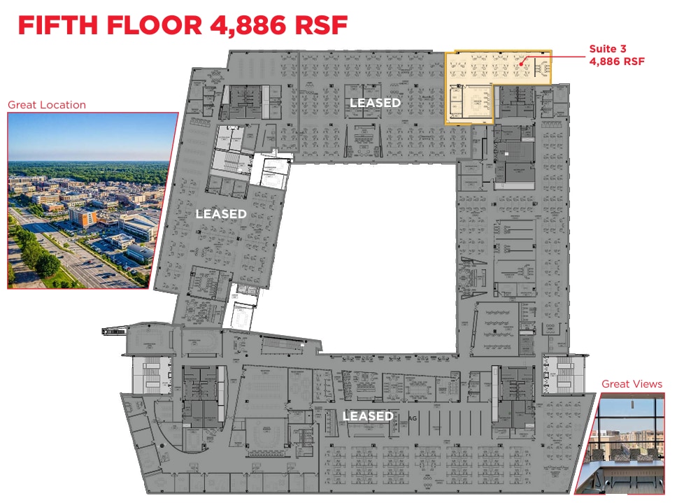 1 American Blvd, Westlake, OH à louer Plan d’étage– Image 1 sur 1