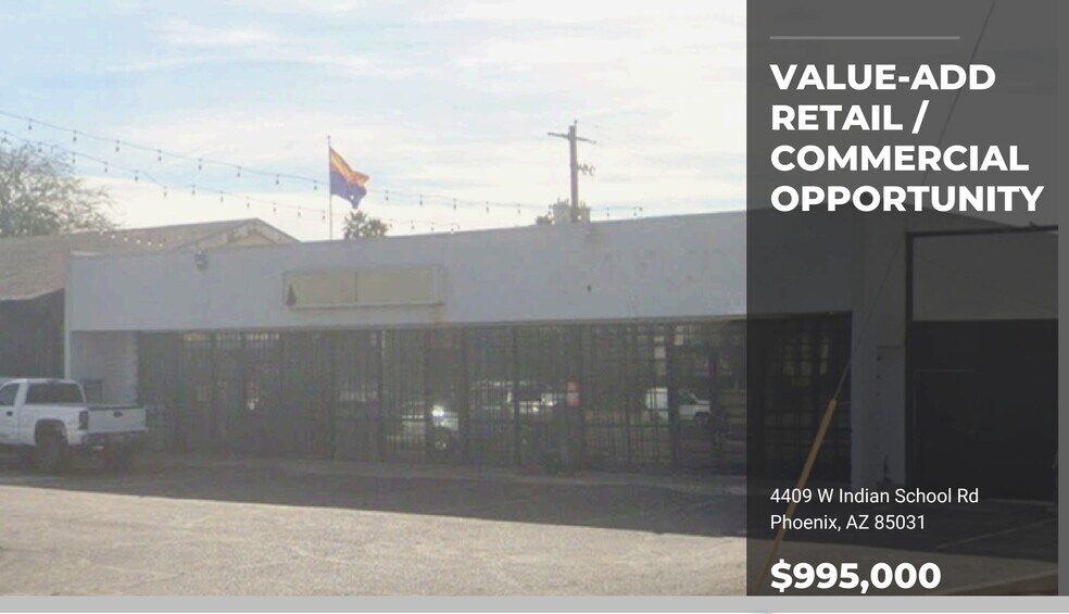 4409 W Indian School Rd, Phoenix, AZ à vendre - Photo principale – Image 1 sur 1