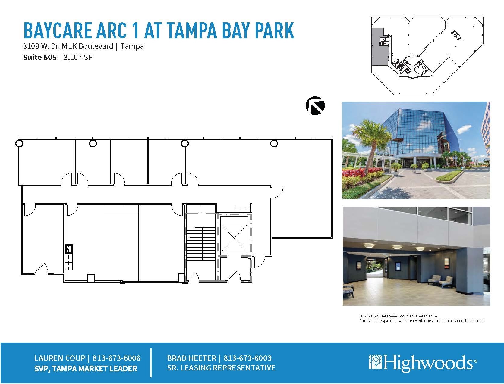 3109 W Dr Martin Luther King Blvd, Tampa, FL à louer Plan d’étage– Image 1 sur 1