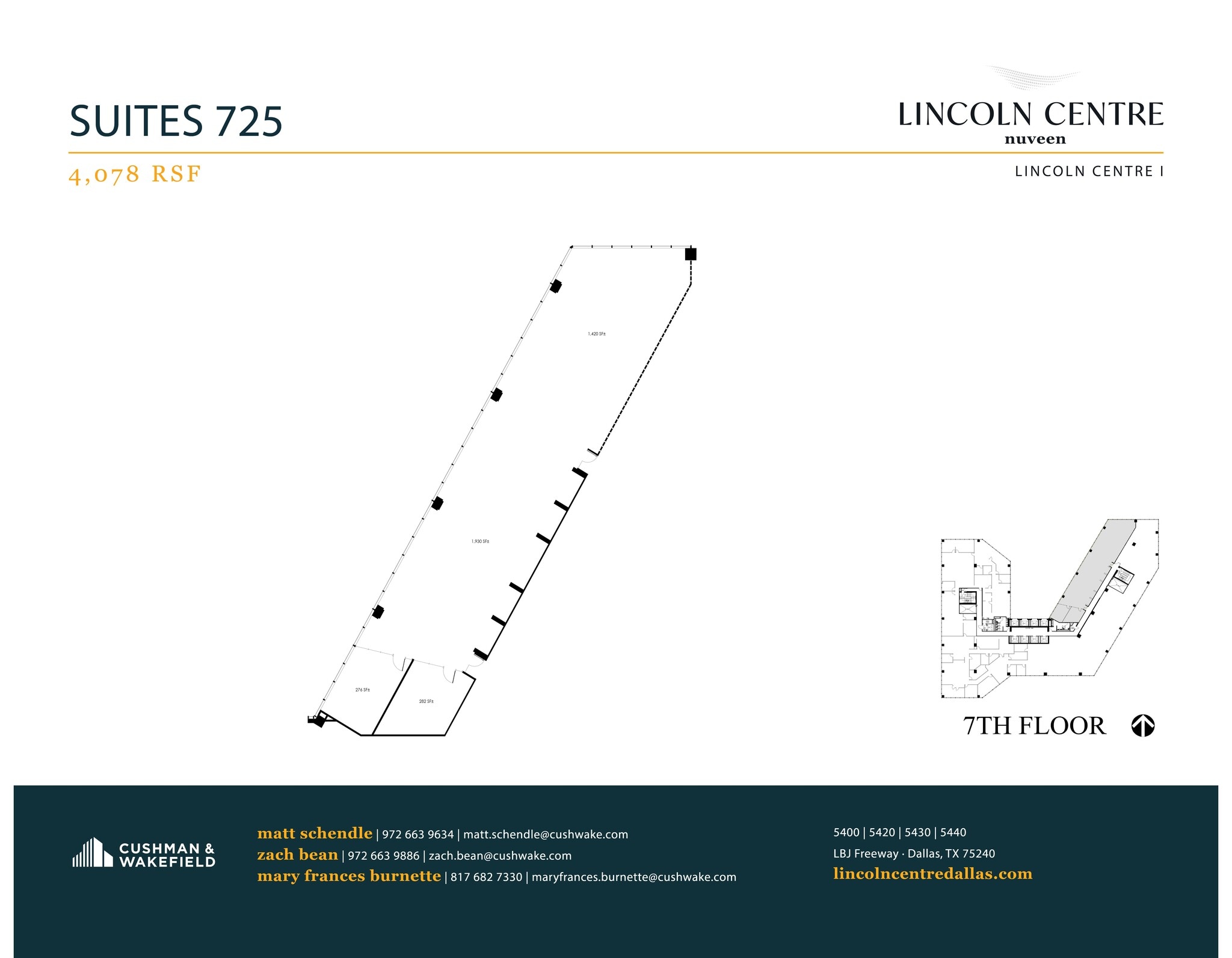 5400 Lyndon B Johnson Fwy, Dallas, TX à louer Plan de site– Image 1 sur 1