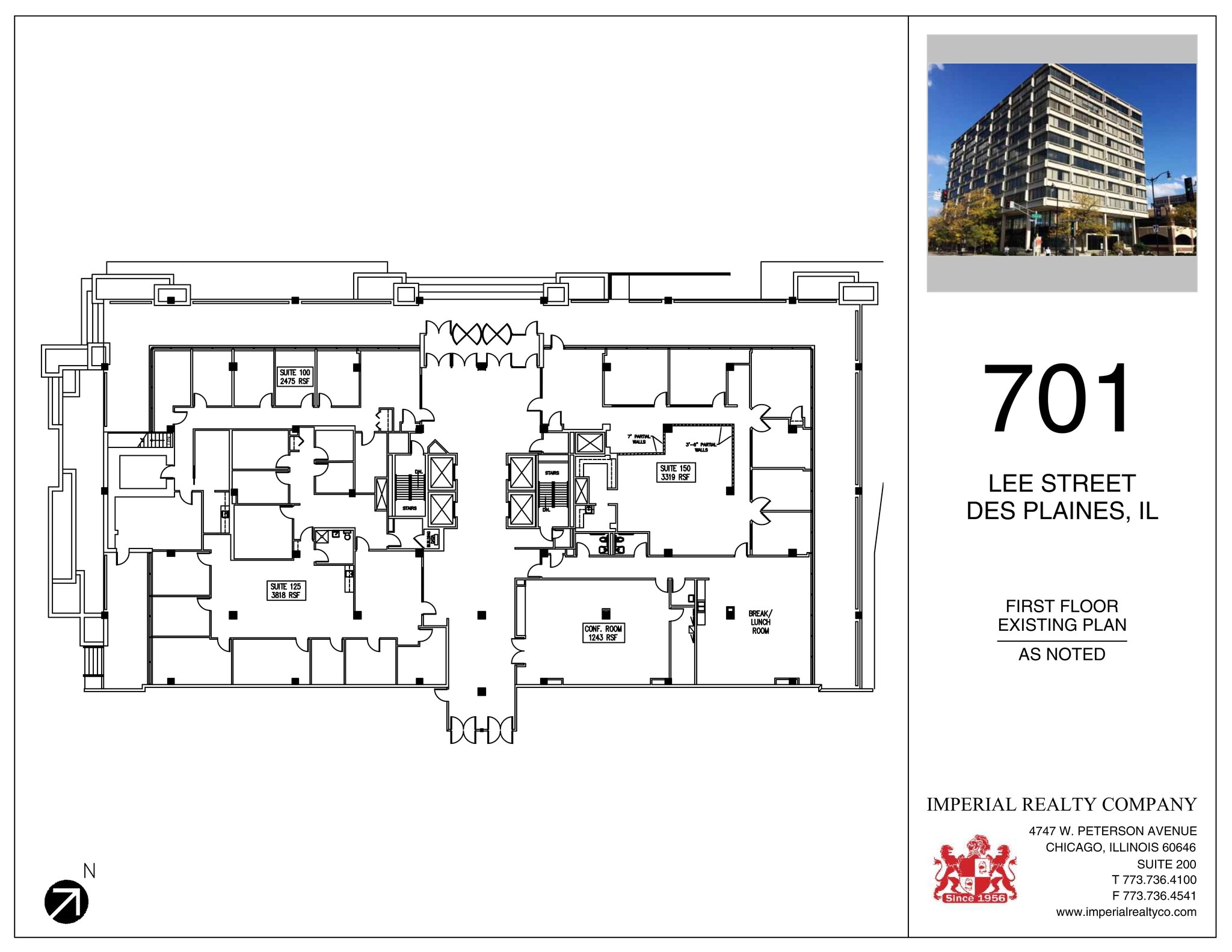 701 Lee St, Des Plaines, IL à louer Plan de site– Image 1 sur 1
