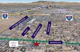 Plus de détails pour 165 E Windmill Ln, Las Vegas, NV - Terrain à vendre