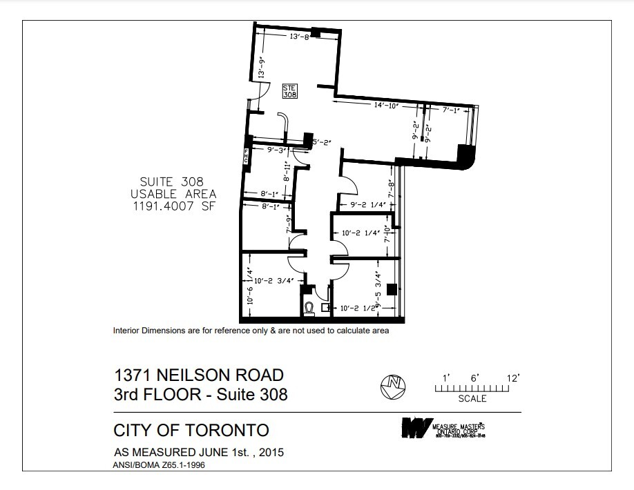 1371 Neilson Rd, Toronto, ON à louer Plan d’étage– Image 1 sur 1