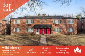 Plus de détails pour 1001-1031 North and South Rd, University City, MO - Logement à vendre