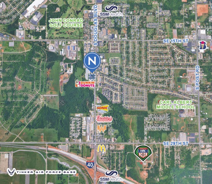 2113 S Douglas Blvd, Midwest City, OK à vendre - Photo de l’immeuble – Image 2 sur 2