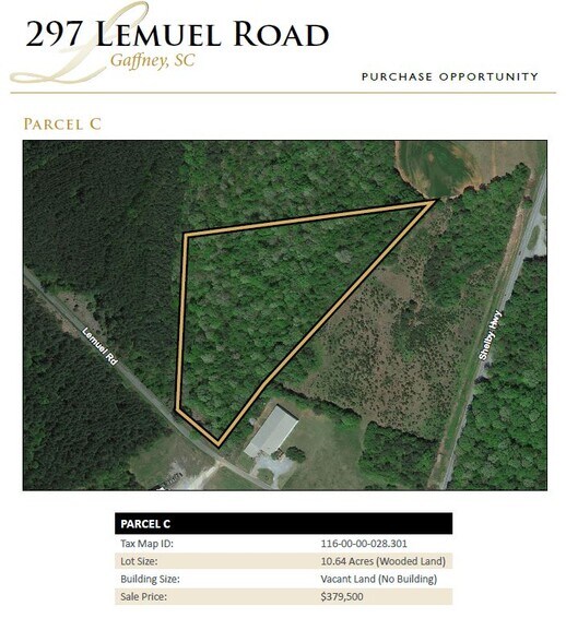 Lemuel, Gaffney, SC à vendre - Photo de l’immeuble – Image 3 sur 3