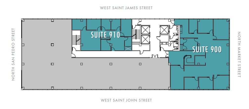 111 W Saint John St, San Jose, CA à louer Plan d’étage– Image 1 sur 1