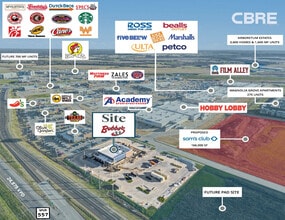 SWQ FTM 148 and 557 spur, Terrell, TX - Vue aérienne  vue de carte - Image1