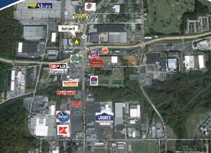 1401-1405 Cleveland Hwy, Dalton, GA - Vue aérienne vue de carte