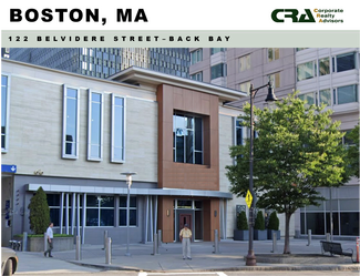 Plus de détails pour 122 Belvidere st, Boston, MA - Local commercial à louer