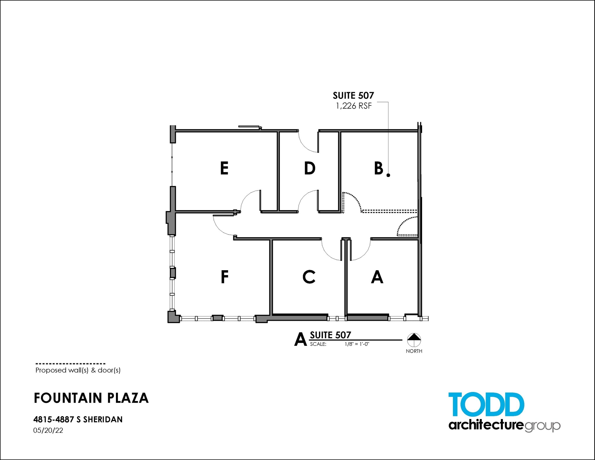 4815-4821 S Sheridan Rd, Tulsa, OK à louer Plan d’étage– Image 1 sur 2