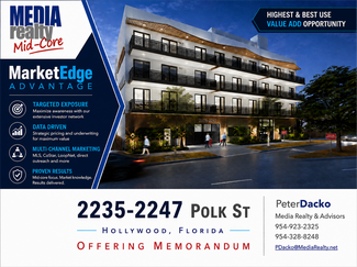 Plus de détails pour 2247 Polk St, Hollywood, FL - Terrain à vendre
