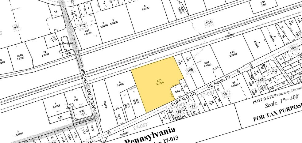 4500-4510 Buffalo Rd, Erie, PA à louer - Plan cadastral – Image 2 sur 16