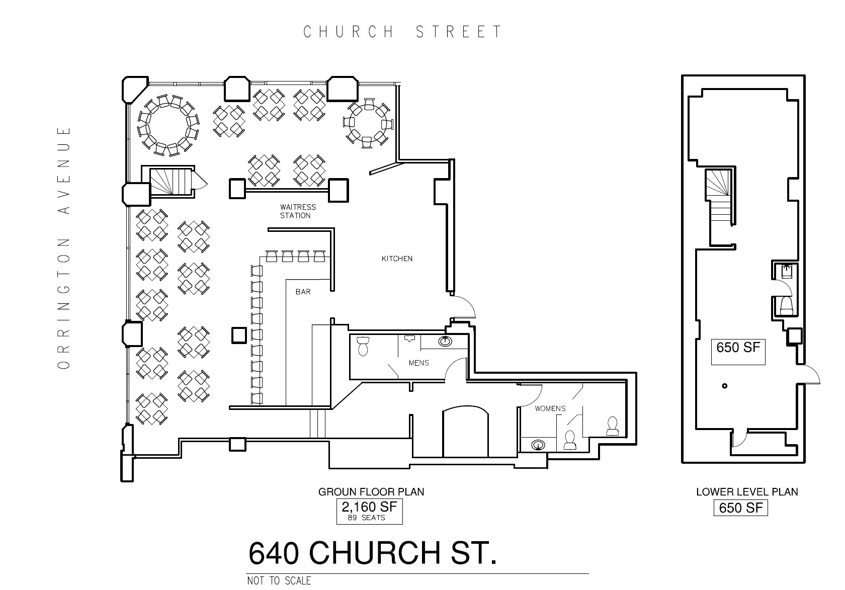 636 Church St, Evanston, IL à louer Plan d’étage– Image 1 sur 1