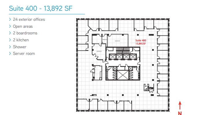 400 5th Ave SW, Calgary, AB à louer Plan d’étage– Image 1 sur 1