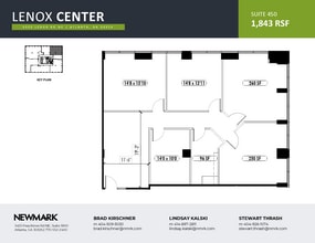 3384 Peachtree Rd NE, Atlanta, GA à louer Plan d’étage– Image 1 sur 1
