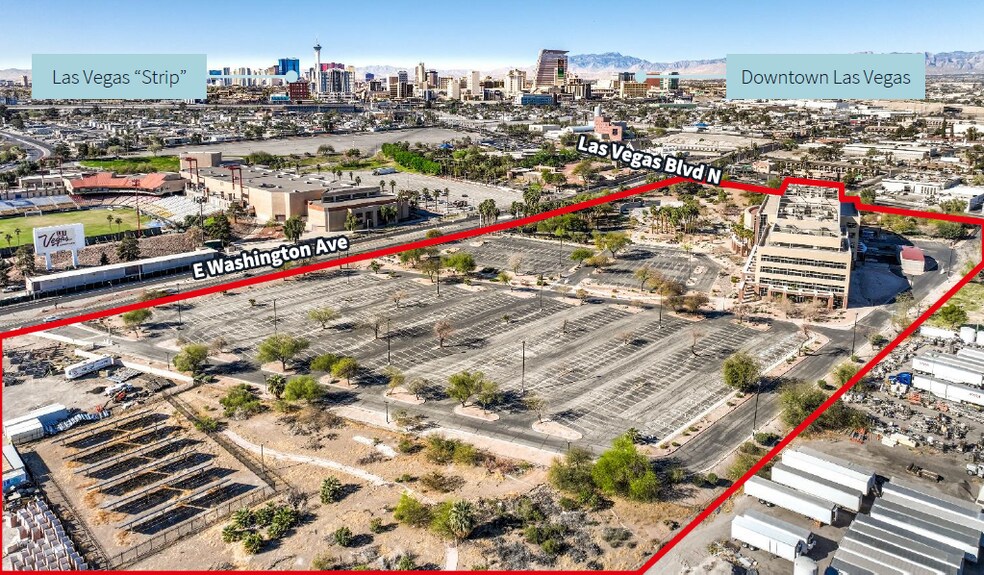 555 E Washington Ave, Las Vegas, NV à vendre - Photo de l’immeuble – Image 2 sur 3