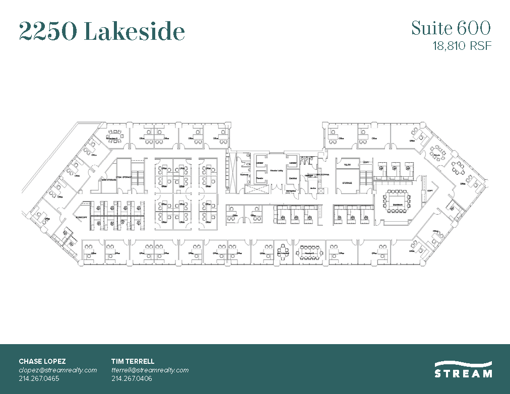 2250 Lakeside Blvd, Richardson, TX à louer Plan d’étage– Image 1 sur 1