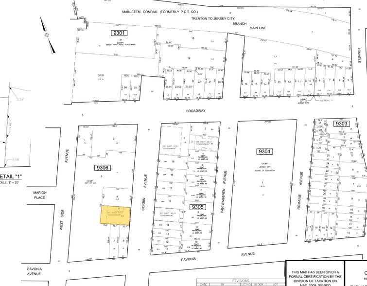 117 Corbin Ave, Jersey City, NJ à vendre - Plan cadastral – Image 3 sur 3