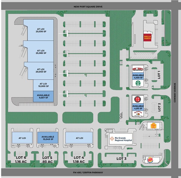 NWC FM 495 & Conway, Mission, TX à louer - Photo de l’immeuble – Image 1 sur 4