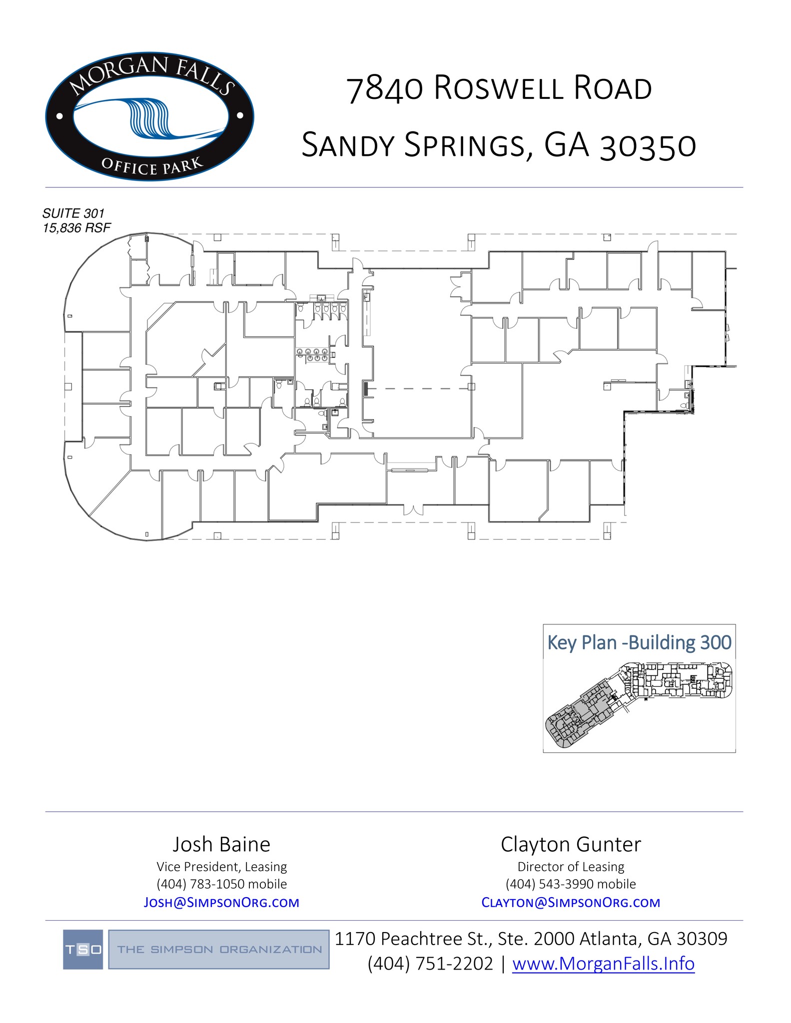 7840 Roswell Rd, Sandy Springs, GA à louer Plan de site– Image 1 sur 1