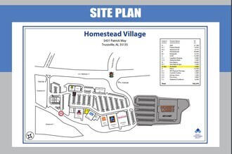 2000 Gadsden Hwy, Trussville, AL à louer Plan de site– Image 1 sur 1