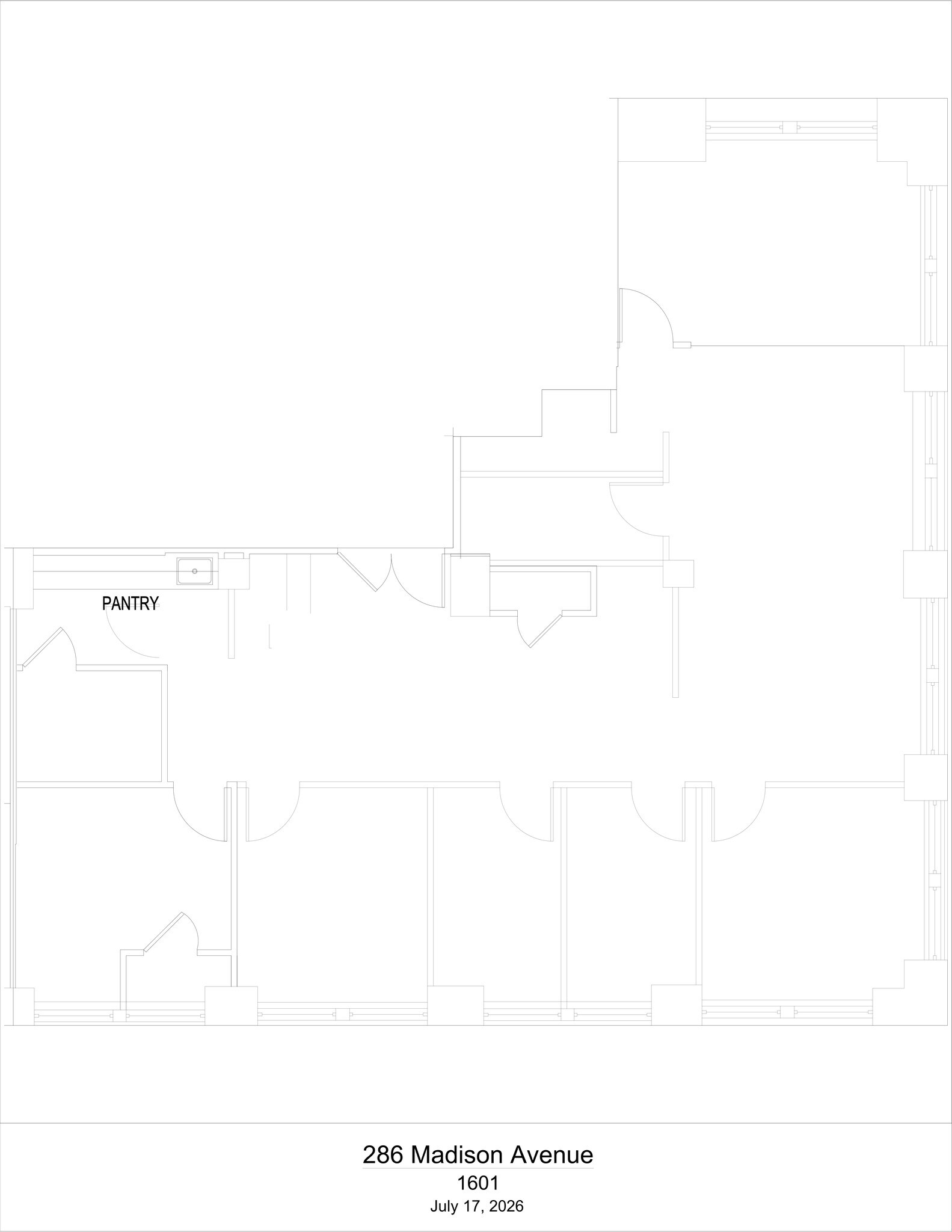 286 Madison Ave, New York, NY à louer Plan de site– Image 1 sur 1