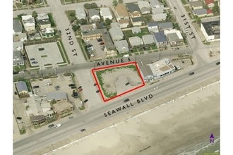 3128 Seawall Blvd, Galveston, TX - VUE AÉRIENNE  vue de carte