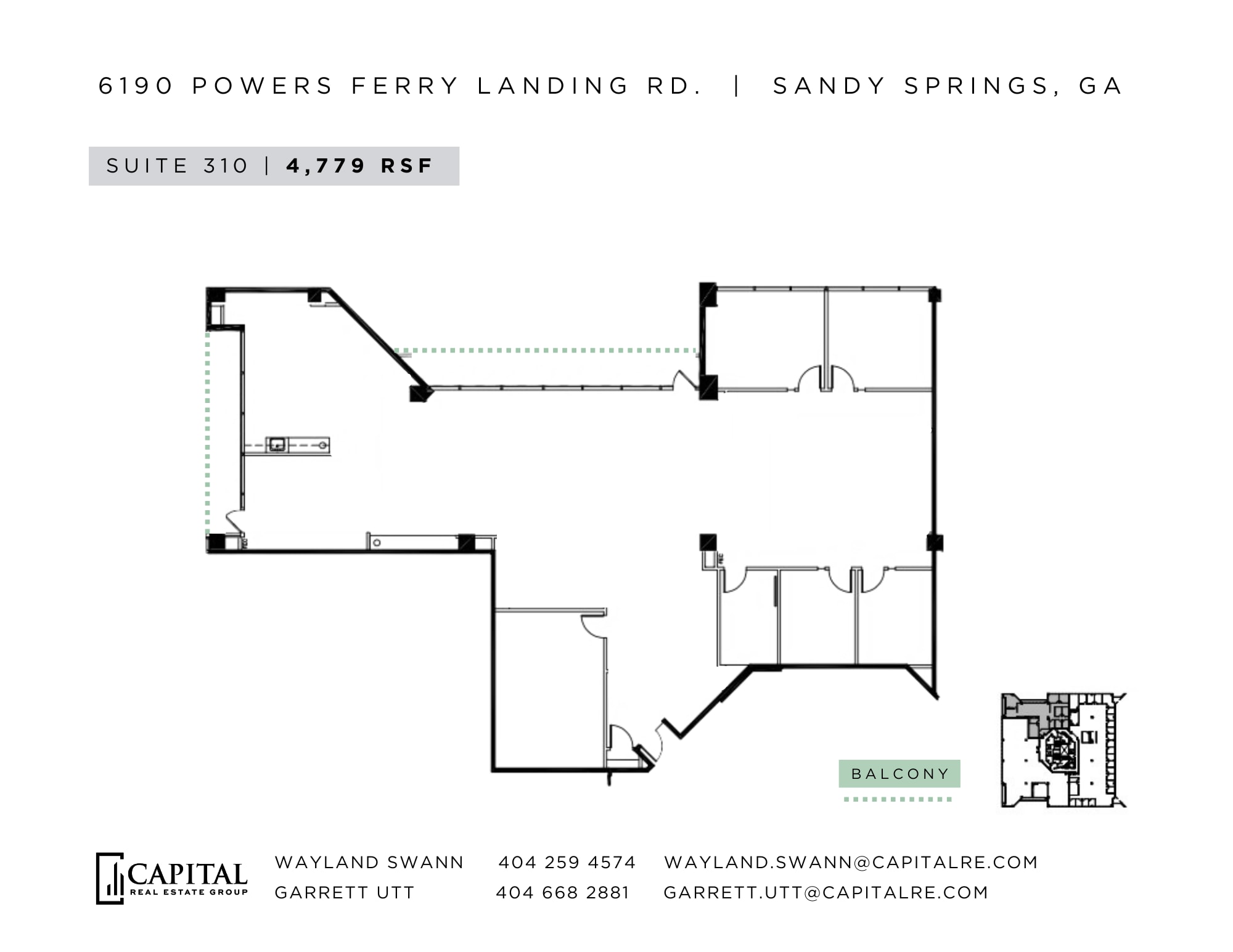 6190 Powers Ferry Landing Rd, Atlanta, GA à louer Plan d’étage– Image 1 sur 1