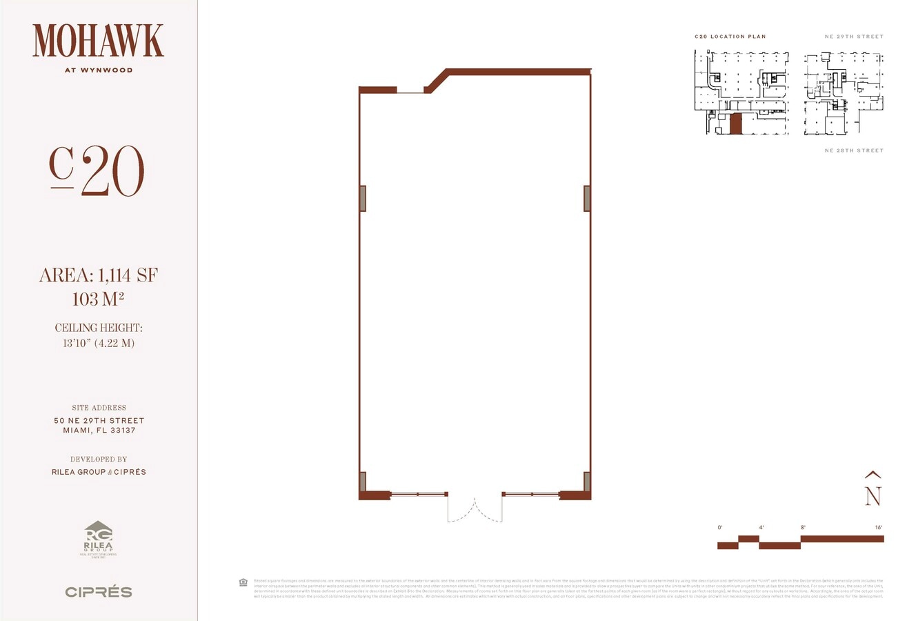 50 NE 29th St, Miami, FL 33137 - Lot C-20 -  - Plan d’étage - Image 1 of 1