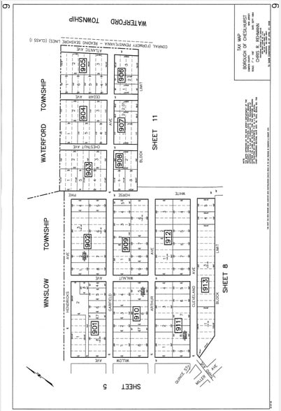 413 White Horse Pike, Chesilhurst, NJ à vendre - Plan cadastral – Image 2 sur 2