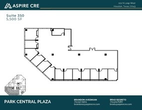 1111 N Loop W, Houston, TX à louer Plan d’étage– Image 1 sur 2