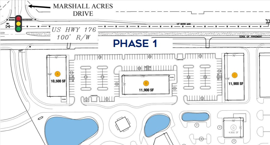 1601 State Rd, Summerville, SC à louer Plan de site– Image 1 sur 1