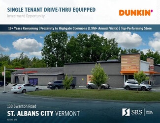Plus de détails pour 138 Swanton Rd, Saint Albans, VT - Local commercial à vendre